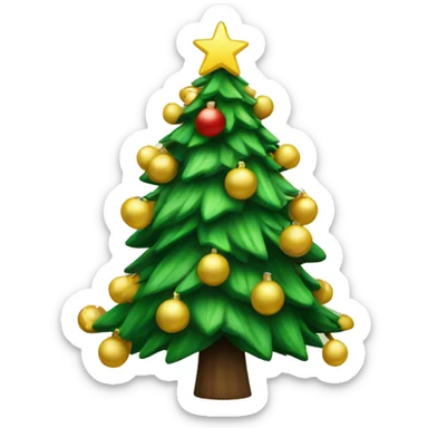 Christmas tree  sticker