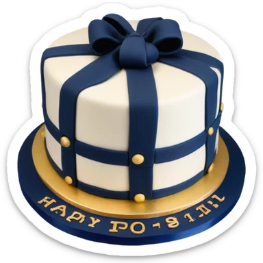 Ralph Lauren birthday cake  sticker