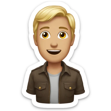 утка в кроссовках и очках sticker