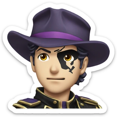 Jotaro jojos bizzare adventure part 3 sticker