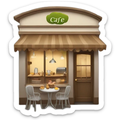 Café sticker