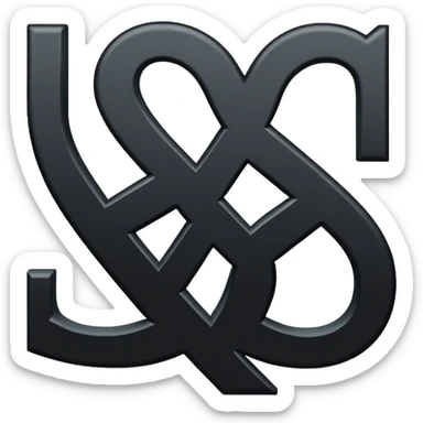 four C in each side of a plus symbol sticker