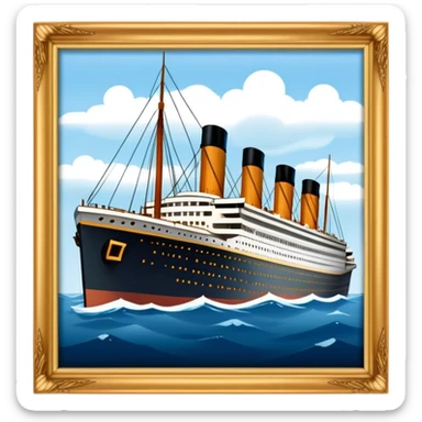 Titanic sticker