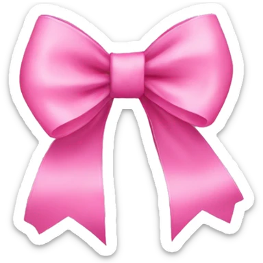 Pink bows sticker