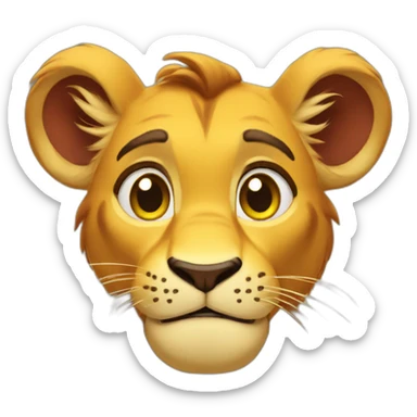simba silly sticker