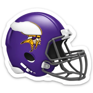 Minnesota Vikings football emoji sticker