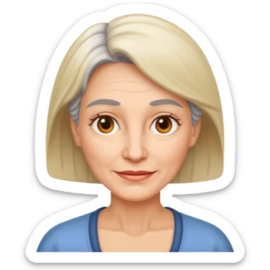 50-year-old woman sticker