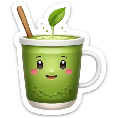 matcha sticker