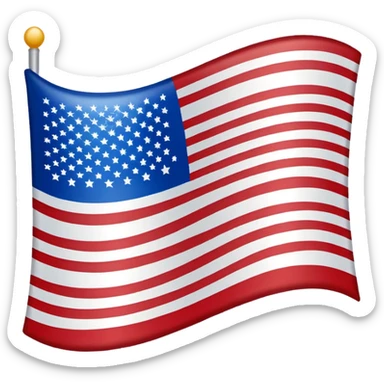 FLAG OF UNITED STATES sticker