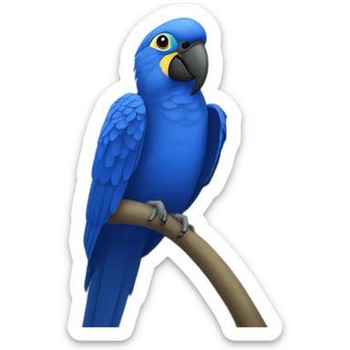 hyacinth Macaw sticker