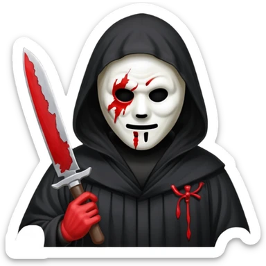 ghostface killer  sticker