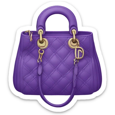 Purple Dior Bag sticker