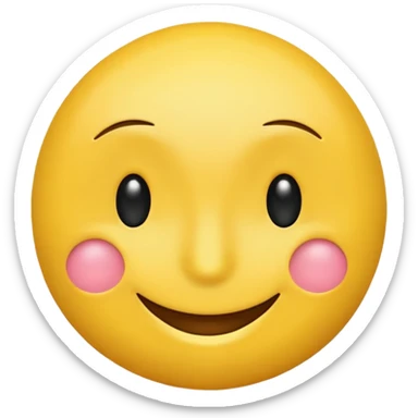 Emoji, smiley face with 1 eye closed sticker
