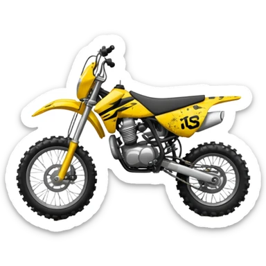 dirt bike emoji sticker