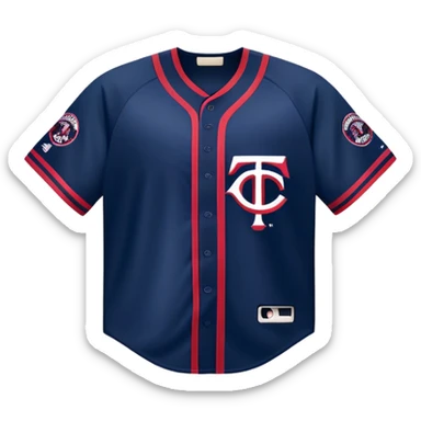 Minnesota twins baseball jersey  sticker