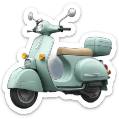 Scooter qui cabre sticker
