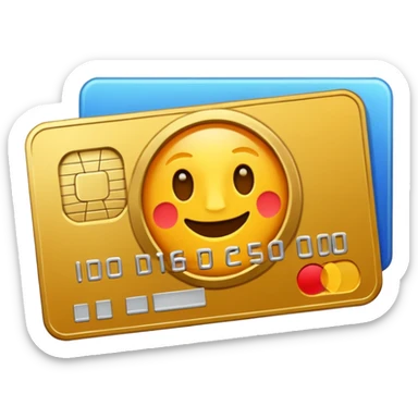 bank debitcard sticker