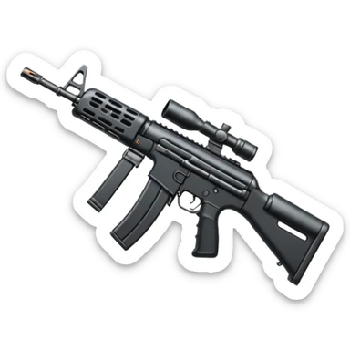 assault rifle sticker