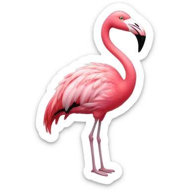 flamingo sticker