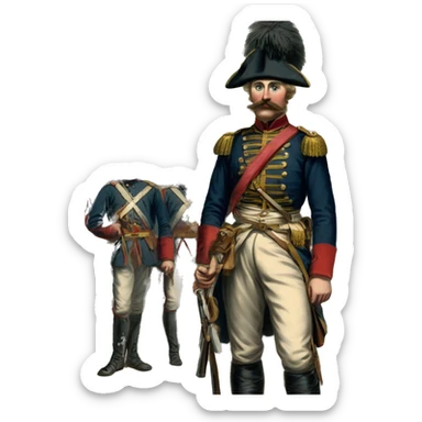 English infantry in the Crimean War sticker