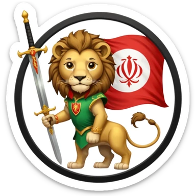 🦁⚔️☀️ ⬜ 🇮🇷
 sticker