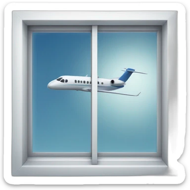 Flugzeug Fenster sticker