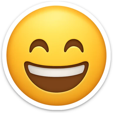 Remove the background and make it transparent while keeping the emoji style and expression unchanged. sticker