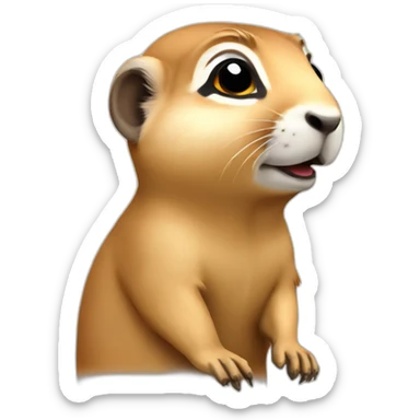 Prairie dog sticker