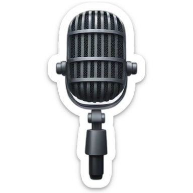 podcast MIC sticker