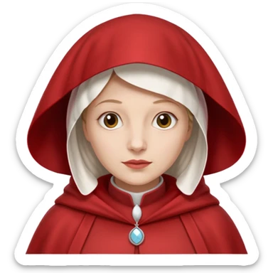 mujer de la portada de  el libro el cuento de la criada sticker