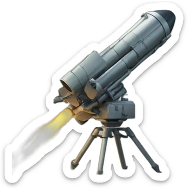 american rocket launcher sticker