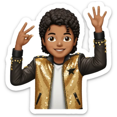 michael jackson dabbing sticker