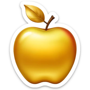 Minecraft golden apple sticker