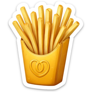 Porzione di patatine media sticker