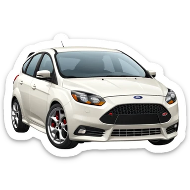 ford focus ST sticker