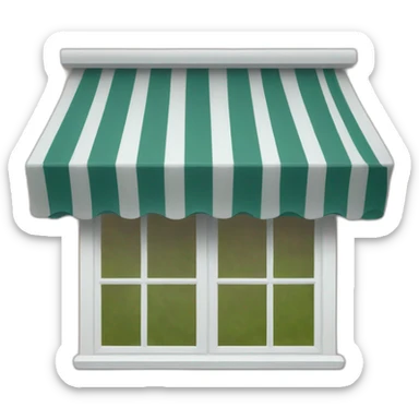 awning for window sticker