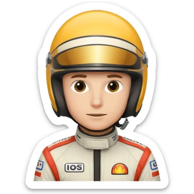 car racing driver
 sticker