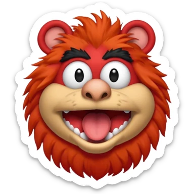 animal from the muppets sticker