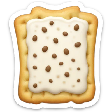 hand shaped frosted poptart sticker