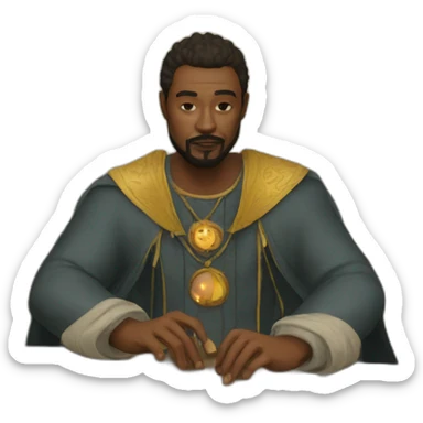 tarot cards master sticker