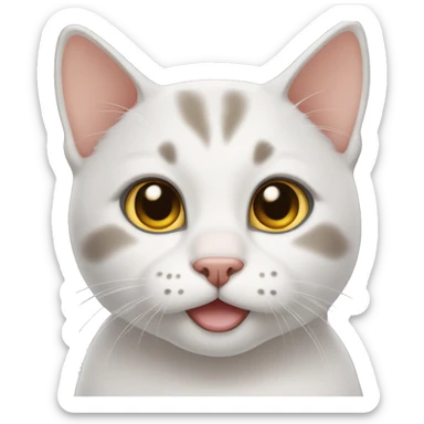 cat being cute and showing puppy eyes sticker