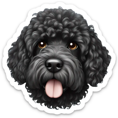 Portuguese water dog  sticker