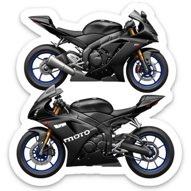 Moto Yamaha r6 sticker