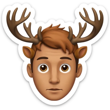 Celtic god Carnunous  sticker