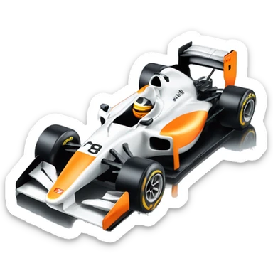 Formula one car McLaren  sticker