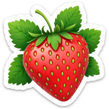 juicy strawberry sticker