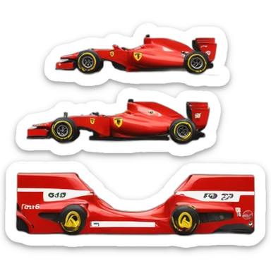 ferrari-f1-cars sticker