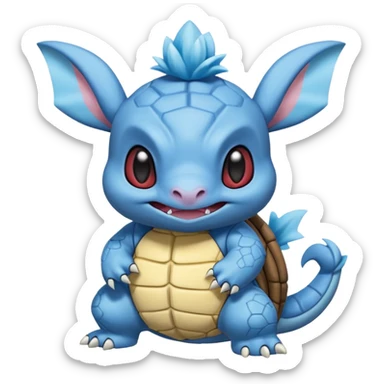 Fluffy Epic Solar Stitch-Wartortle-hybrid Fluffy Epic Solar Stitch-Wartortle-hybrid sticker