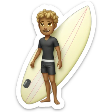 Cool surfer sticker