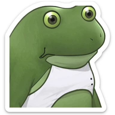 White swimming suit sticker